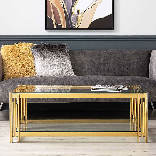 Gold Coffee Tables Picture Perfect Home