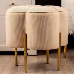 Gold Footstools And Footstools With Gold Legs