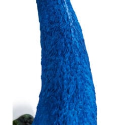 Boho Blue Peacock Bird Head Wall Decor 68cm