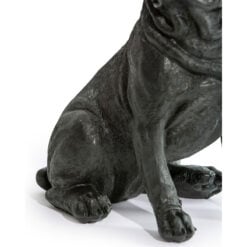 Large Black And Gold Resin Funky Frenchie Bulldog Figure Home Decor 44cm