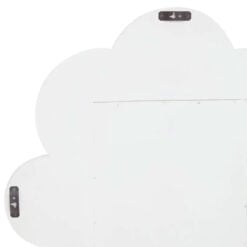Boho Quatrefoil White Mango Wood And Gold Metal Large Wall Mirror 122cm