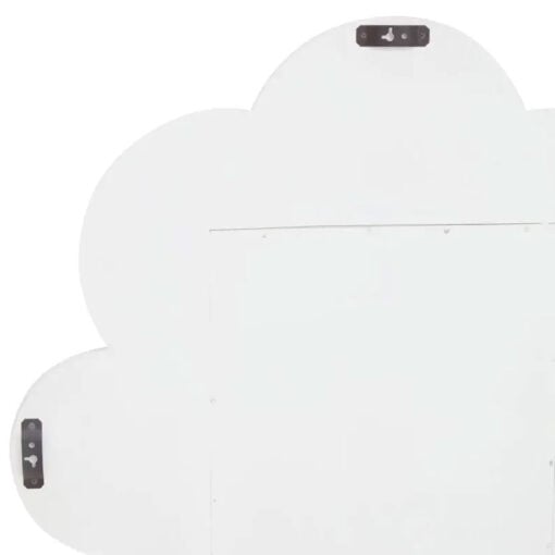Boho Quatrefoil White Mango Wood And Gold Metal Large Wall Mirror 122cm