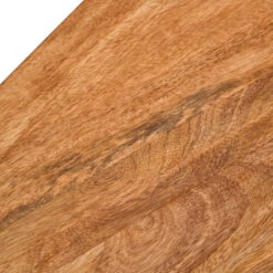 Boho Rustic Natural Brown Solid Mango Wood Pedestal Coffee Table