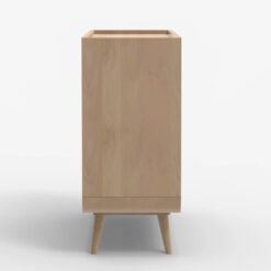 Boho Japandi Light Mango Wood And Stone Inlay 6 Drawer Chest Of Drawers