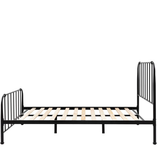 Industrial Victorian Black Ironwork Metal King Size Bed Frame 157cm