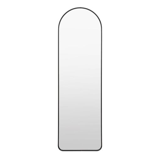 Industrial Black Metal Arch Floor Mirror Wall Mirror 150cm
