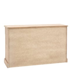 Rustic Country Farmhouse 7 Drawer Solid Light Wood Chest Of Drawers