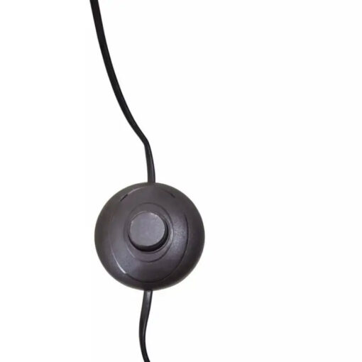 Black And Gold Metal Arch Floor Lamp With Black Marble Base 175cm