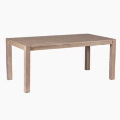 Boho Rustic Light Solid Mango Wood 6 Seater Dining Table 180cm