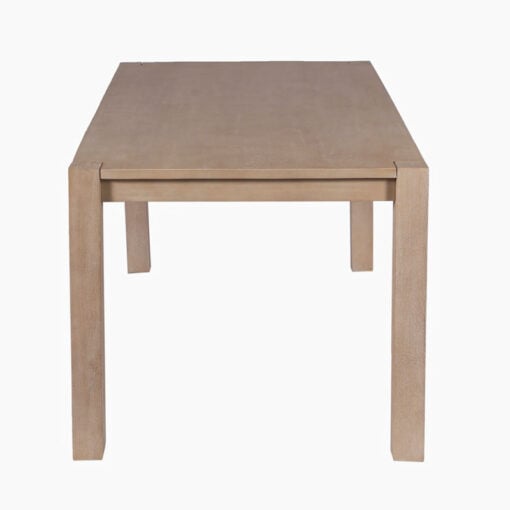 Boho Rustic Light Solid Mango Wood 6 Seater Dining Table 180cm