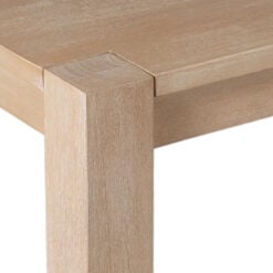 Boho Rustic Light Solid Mango Wood 6 Seater Dining Table 180cm