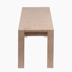 Boho Rustic Light Solid Mango Wood Backless Dining Bench 140cm