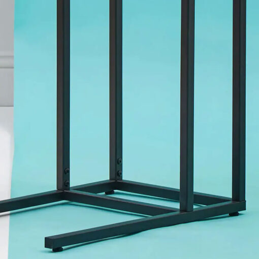 Industrial Black Metal Laptop Table Sofa Table Side Table