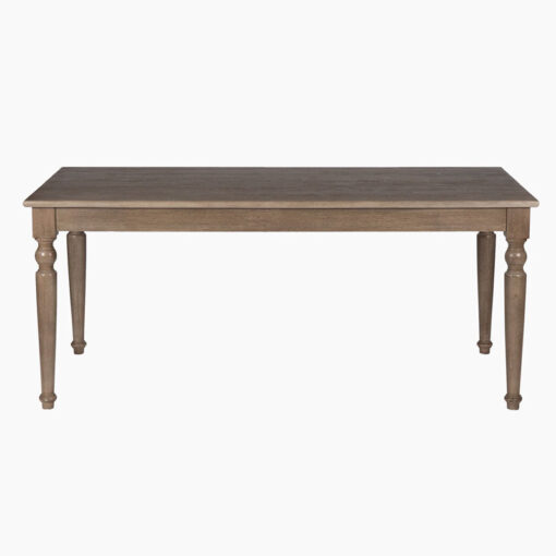 Rustic Country Farmhouse 6-8 Seater Solid Mango Wood Dining Table 180cm
