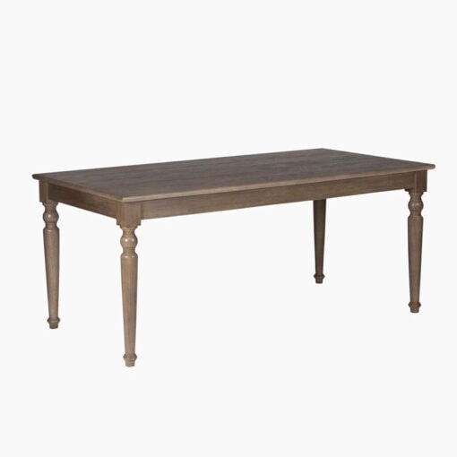 Rustic Country Farmhouse 6-8 Seater Solid Mango Wood Dining Table 180cm
