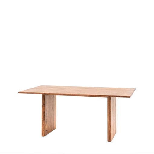 Rustic Country Farmhouse Solid Acacia Wood 6 Seater Dining Table 180cm