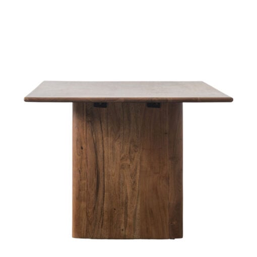 Rustic Country Farmhouse Solid Acacia Wood 6 Seater Dining Table 180cm