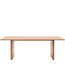 Rustic Country Farmhouse Solid Acacia Wood 8 Seater Dining Table 220cm