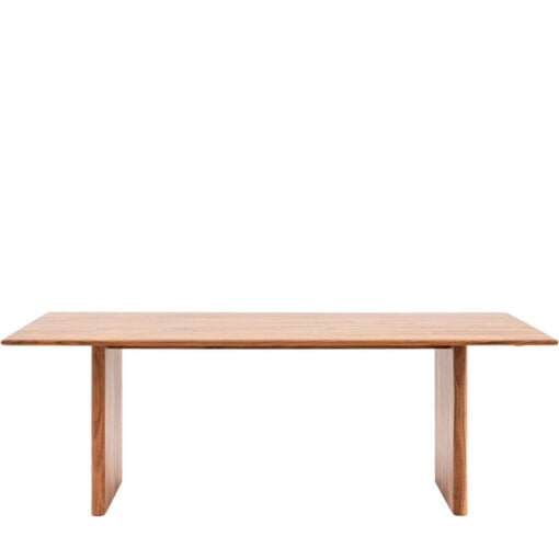 Rustic Country Farmhouse Solid Acacia Wood 8 Seater Dining Table 220cm