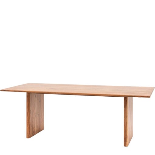 Rustic Country Farmhouse Solid Acacia Wood 8 Seater Dining Table 220cm