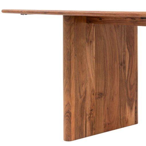 Rustic Country Farmhouse Solid Acacia Wood 8 Seater Dining Table 220cm