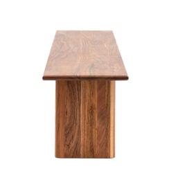 Rustic Country Farmhouse Solid Acacia Wood Backless Dining Bench 140cm