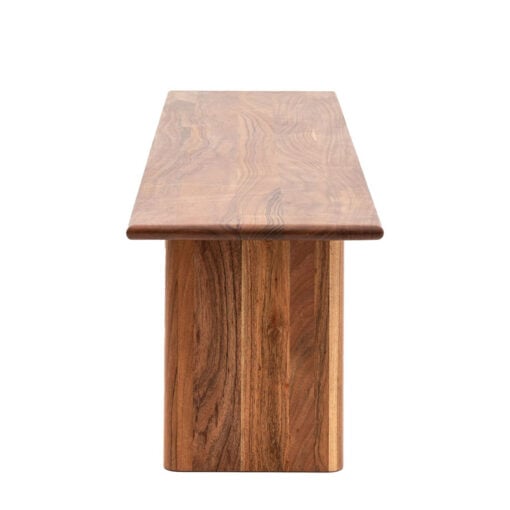 Rustic Country Farmhouse Solid Acacia Wood Backless Dining Bench 140cm