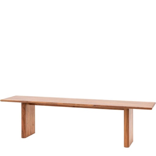 Rustic Country Farmhouse Solid Acacia Wood Large Dining Bench 180cm
