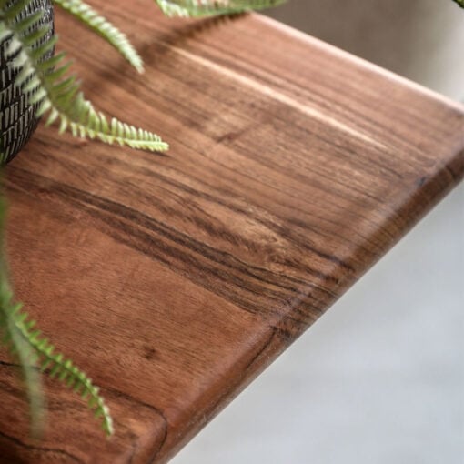 Rustic Country Farmhouse Solid Acacia Wood Sofa Table Laptop Table