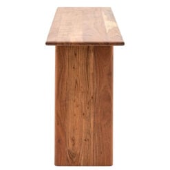 Rustic Country Farmhouse Solid Light Acacia Wood Large 2 Tier Console Table 160cm