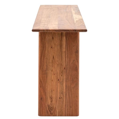 Rustic Country Farmhouse Solid Acacia Wood Large 2 Tier Console Table 160cm