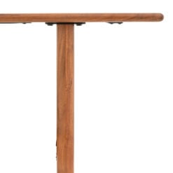 Rustic Country Farmhouse Solid Light Acacia Wood Large 2 Tier Console Table 160cm
