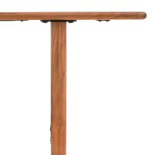 Rustic Country Farmhouse Solid Acacia Wood Large 2 Tier Console Table 160cm