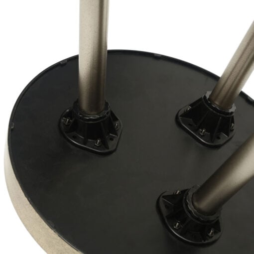 Set Of 2 Champagne Gold Metal Nesting Side Tables With Floral Print Tops