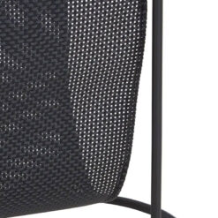 Industrial Black Metal And Grey Smoked Glass Side Table With Magazine Rack