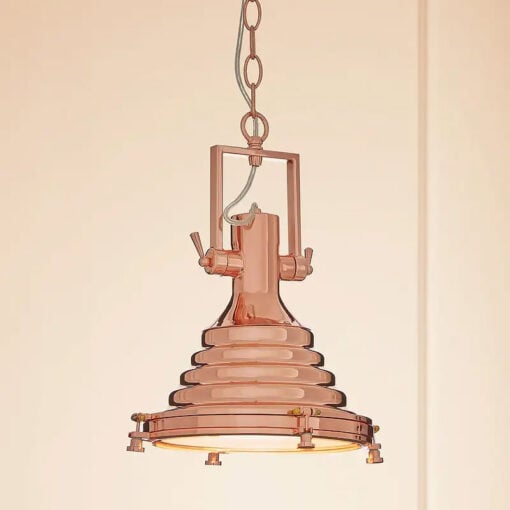 Industrial Retro Style Copper Metal Ceiling Light Pendant 24cm
