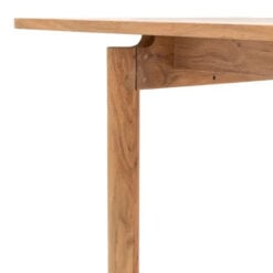 Boho Rustic Solid Light Acacia Wood 8 Seater Dining Table 200cm