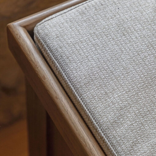 Rustic Country Dark Oak Wood 3 Wicker Baskets Storage Hallway Bench With Upholstered Seat 148cm