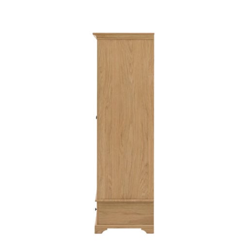 Rustic Country Farmhouse Light Oak Wood 1 Drawer 2 Door Large Wardrobe 187cm Rustic Country Farmhouse Light Oak Wood 1 Drawer 2 Door Large Wardrobe 187cm