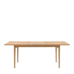 Rustic Country Farmhouse Light Oak Wood 8 Seater Extending Dining Table 150cm - 200cm