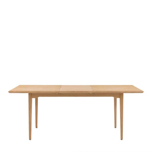 Rustic Country Farmhouse Light Oak Wood 8 Seater Extending Dining Table 150cm - 200cm