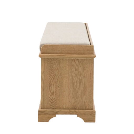 Rustic Country Farmhouse Light Oak Wood Hallway 2 Tier 6 Open Cubbies Bench With Upholstered Seat 140cm Rustic Country Farmhouse Light Oak Wood Hallway 2 Tier 6 Open Cubbies Bench With Upholstered Seat 140cm