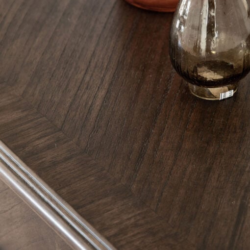 Rustic Country Farmhouse Dark Coffee Brown Mindi Wood 3 Drawer 3 Door Large Sideboard 170cm