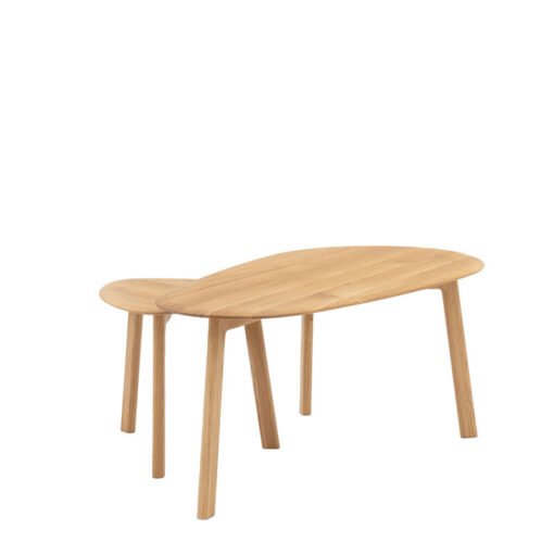 Rustic Scandi Japandi Solid Light Oak Wood Nest Of Coffee Table And End Table Rustic Scandi Japandi Solid Light Oak Wood Nest Of Coffee Table And End Table