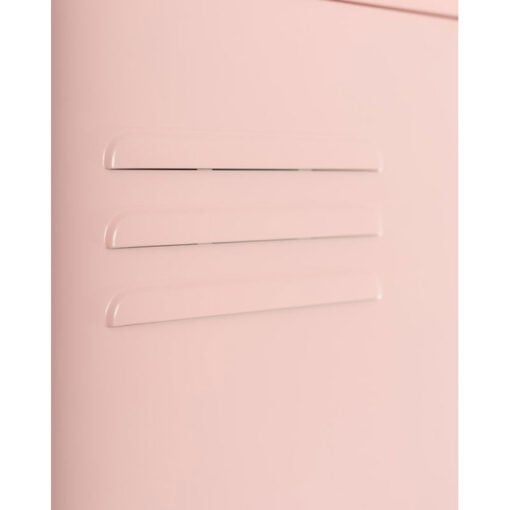 Boho Industrial Baby Pink Metal Locker Style 1 Door Narrow Tall Cabinet Wardrobe 180cm Boho Industrial Baby Pink Metal Locker Style 1 Door Narrow Tall Cabinet Wardrobe 180cm