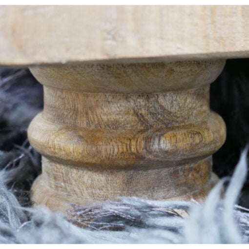 Industrial Rustic Solid Light Mango Wood Trunk Lift Top Large Storage Coffee Table Bench 132cm