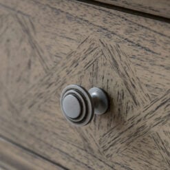 Rustic Country Farmhouse Light Mindy Wood Parquet 1 Push Drawer Large Coffee Table 120cm