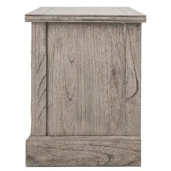 Rustic Country Farmhouse Mindy Wood Parquet 2 Door Large TV Stand Media Unit 130cm