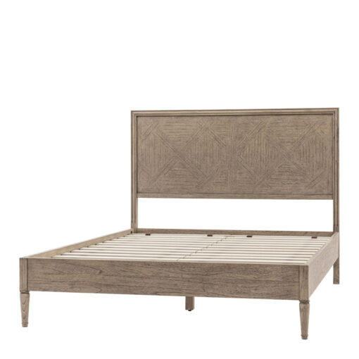 Rustic Country Farmhouse Solid Light Mindy Wood Parquet Super King Size Bed Frame 188cm Rustic Country Farmhouse Solid Light Mindy Wood Parquet Super King Size Bed Frame 188cm