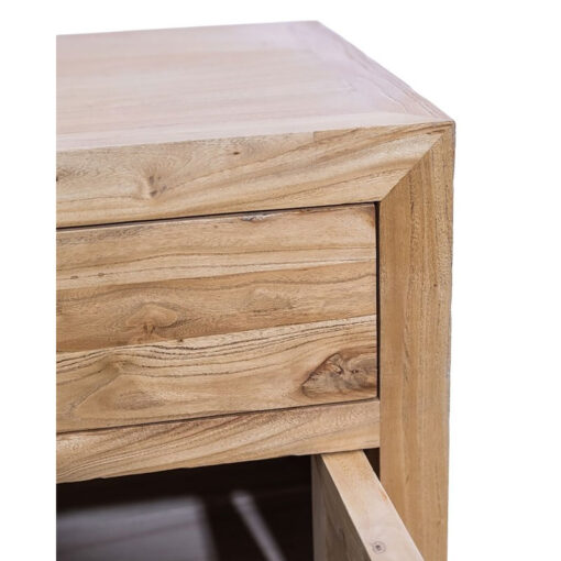 Rustic Country Farmhouse Solid Light Reclaimed Elm Wood 2 Drawer 4 Door Large Sideboard 160cm